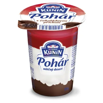 KUNÍN Pohár 150g Čokoláda