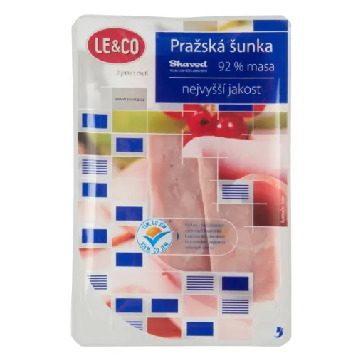 LECO New Pražska šunka SHAVED 95% 100g
