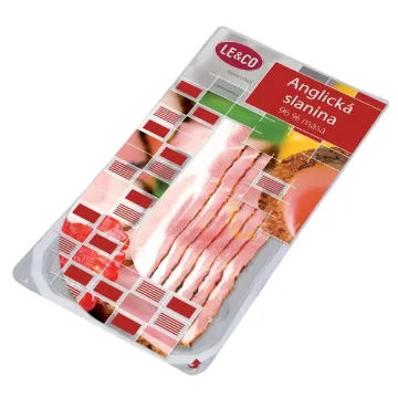 LECO Šunka 100g Anglická Slanina Special Platky