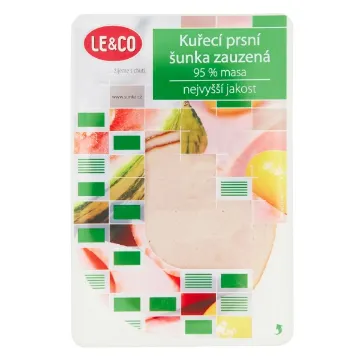 LECO Šunka 100g Kuřecí prsní nejvyšší jakosti