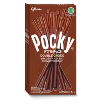 Pocky Glico 47g Double Chocolate (12b*10ks)