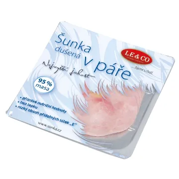 LECO Šunka 100g Dušená V Páře Shaved
