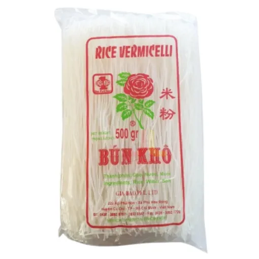 Nudle Rýžové Gia Bao 1mm 500g (BUN KHO)