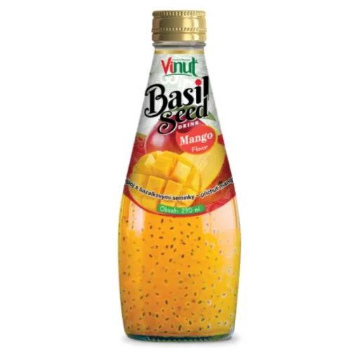 Vinut Nápoj s Bazalkovými Semínky 290ml MANGO