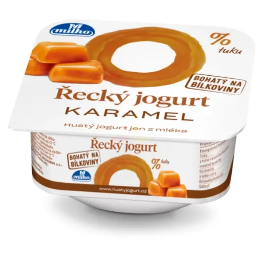 Milko Řecký jogurt 0% karamel 140g