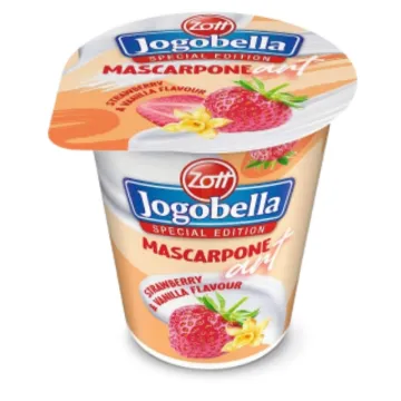 Jogobella Mascarpone 150g MIX Jahoda, Mango, Malina, Bor