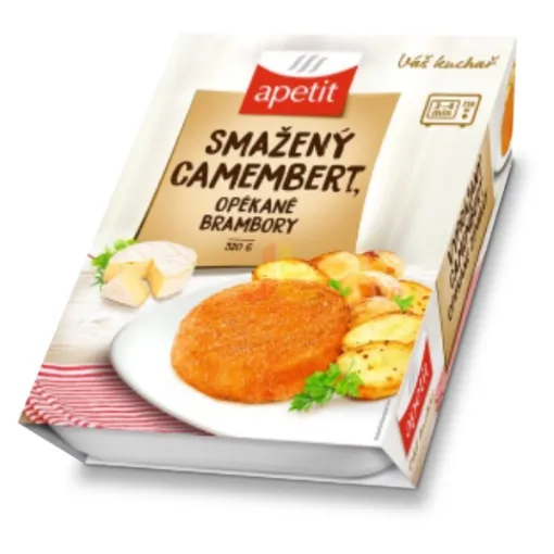 Apetit 320g Smažený camembert, opékané brambory