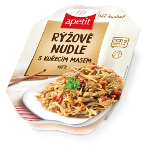 Apetit 350g Rýžové nudle s kuřecím masem