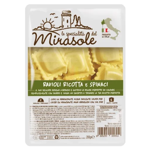 IT. Ravioli 200g E SPINACI - MIRASOLE