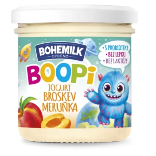 Bohemilk  Jogurt BOOPi 150g  broskev/meruňka