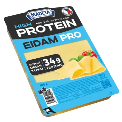 Madeta Sýr Plátky PROTEIN 100g Eidam Pro 
