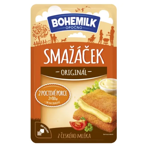 Bohemilk Sýr 2x80g Smažáček 