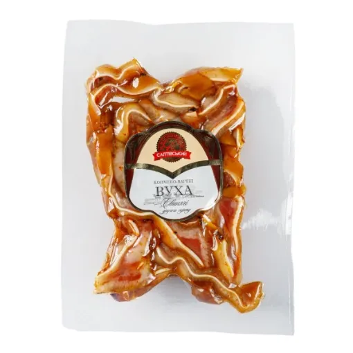 UKR Vepřové uši 22g Uzené Krájené cena/kg