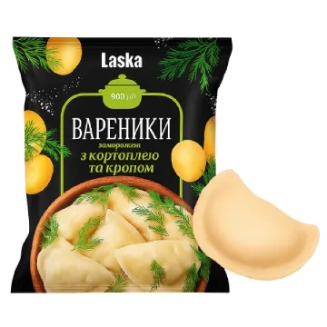 UKR Laska Vareniky 900g S Bramborami a Koprem