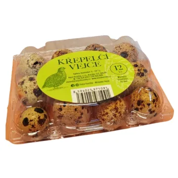 Vejce Košičky 12ks Křepelčí - Chim cút