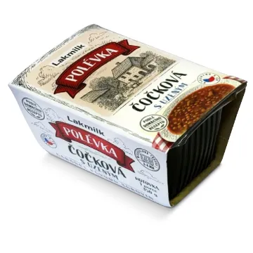 Lakmilk Polévka 350g Čočková s masem