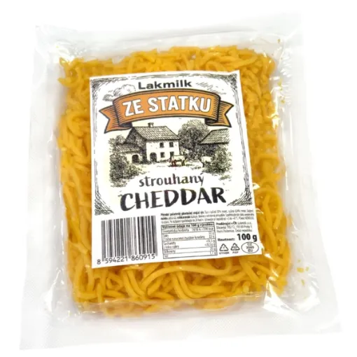Lakmilk Sýr Strouhaný 100g Cheddar 