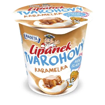 Lipánek Tvarohový 130g Karamelka