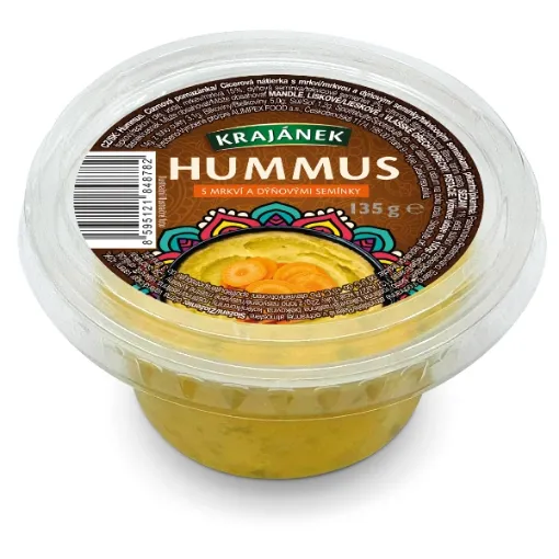 Krajánek Hummus 135g s Mrkví s dýňovými semínky