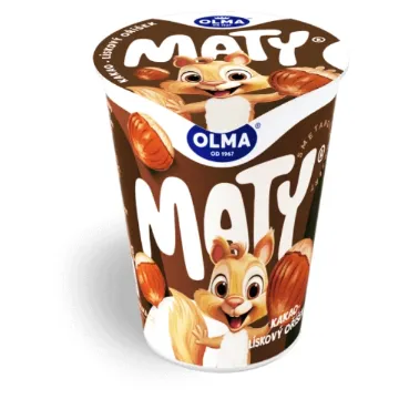 OLMA Maty 150g  Smetanový s oříšky