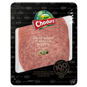 Chodura 100g Pivní Salám se Zeleným Pepřem