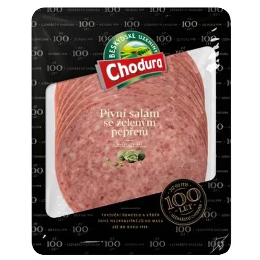 Chodura 100g Pivní Salám se Zeleným Pepřem