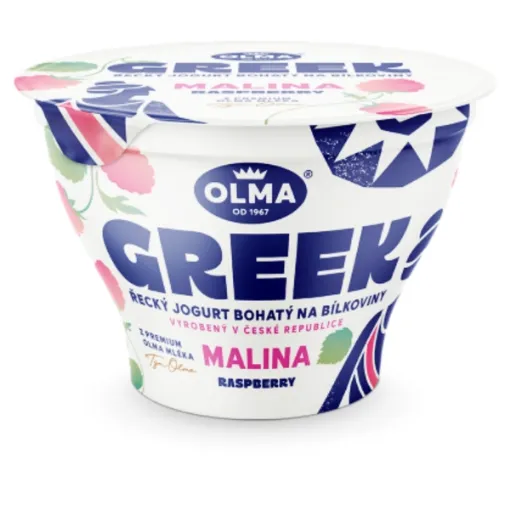 Olma Řecký jogurt 140g Malina GREEK